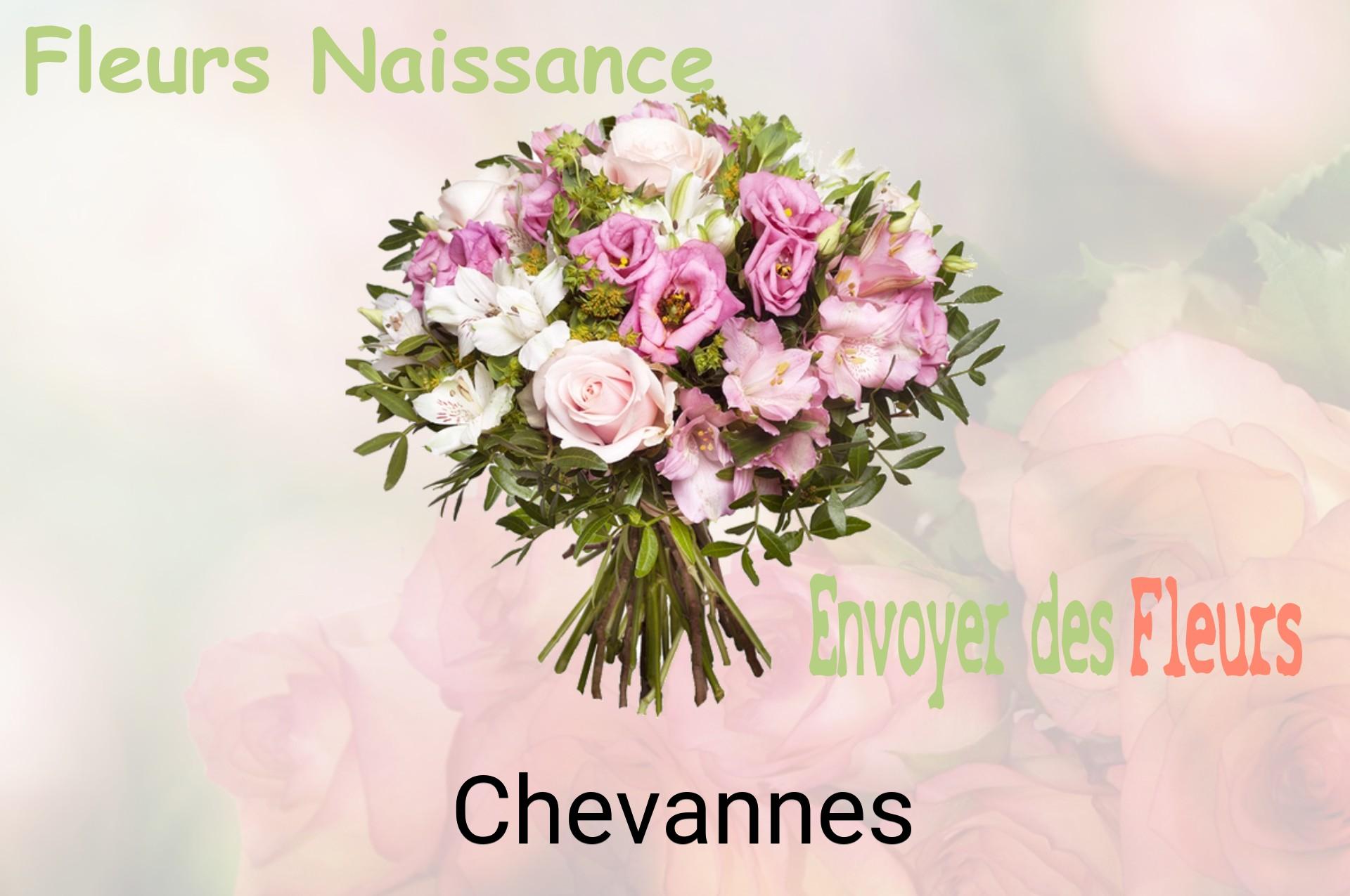 Bouquet de fleurs de naissance livré à Chevannes